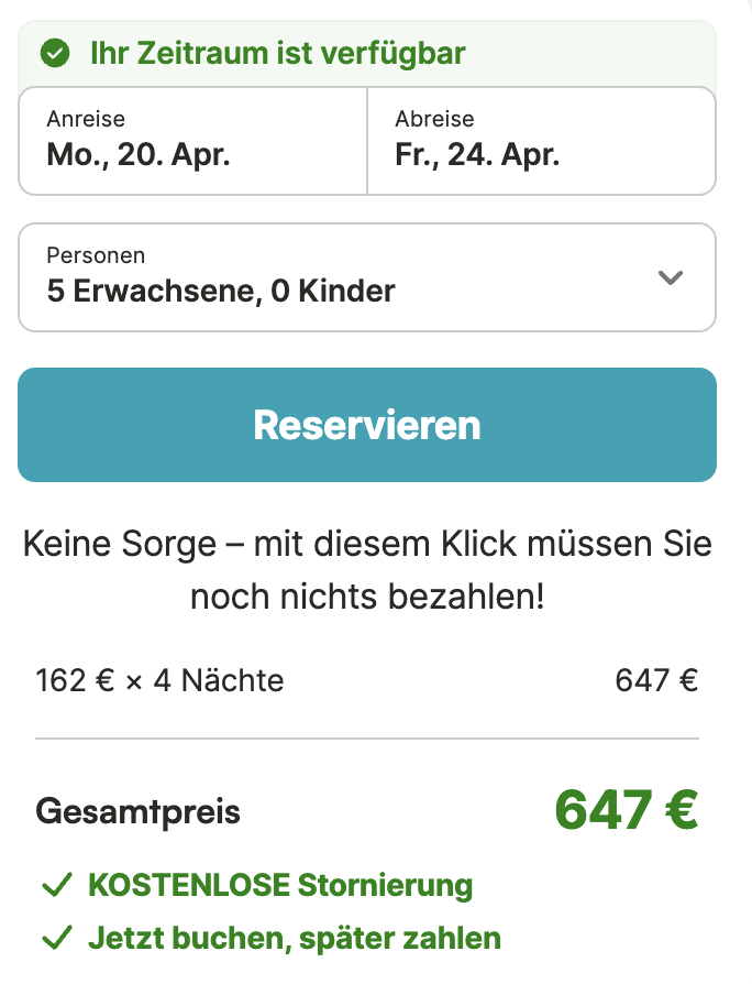 Bayern Chalets: 5 Tage ab 123€ p.P.