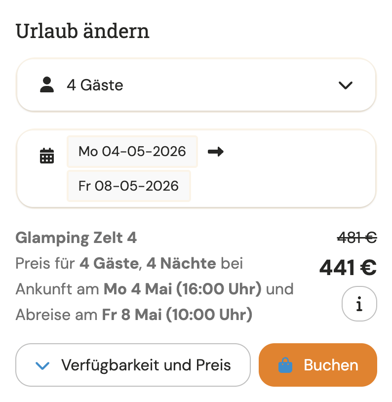 Glamping in den Niederlanden: 5 Tage im Glampingzelt am Strand ab 94€ p.P. (bei Vollbelegung)