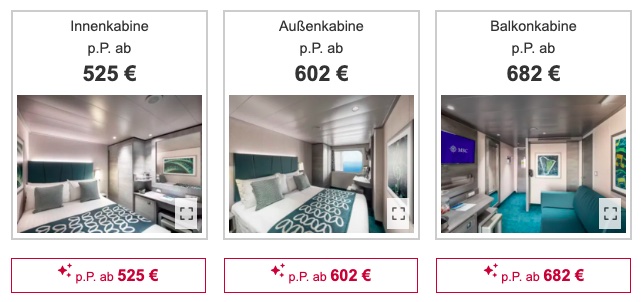 Kreuzfahrt Angebot: 14 Tage Transatlantik ab Karibik mit Vollpension ab 525€ p.P.