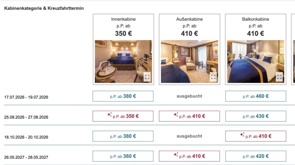 Kreuzfahrt mit der Queen Mary 2: 3 Tage von Southampton nach Hamburg mit Vollpension + Extras ab 340€ p.P.