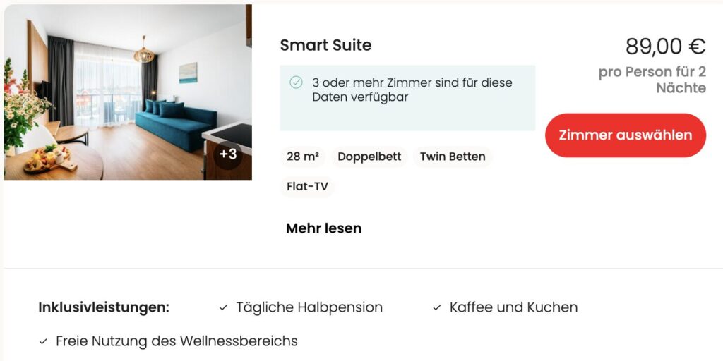 Kurzurlaub an der polnischen Ostsee: 3 Tage im Apartment inkl. Halbpension ab 90€ p.P. (DZ)