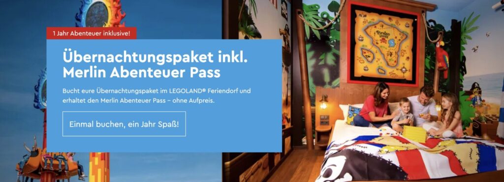 Legoland Deutschland: Tagesticket für 39€ statt normalerweise 64€