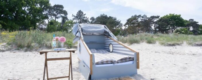 Schlaf Strandkorb: Übernachtung ab 75€ p.P. direkt am Strand