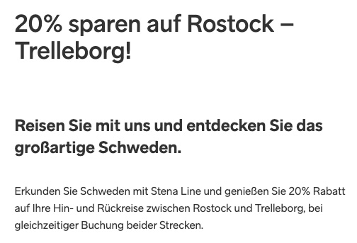 Skandinavien Kreuzfahrt: von Kiel nach Göteborg / ein ganzer Tag vor Ort ab 58€ p.P. (bei 2 Leuten)