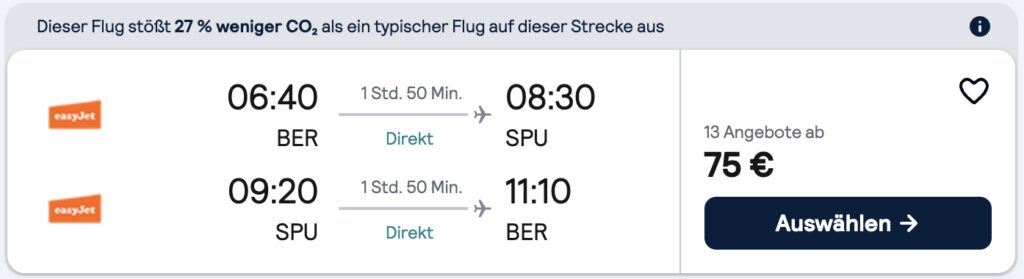 Split Kurztrip: 3 Tage mit Flug, Unterkunft und Mietwagen ab 127€ p.P.