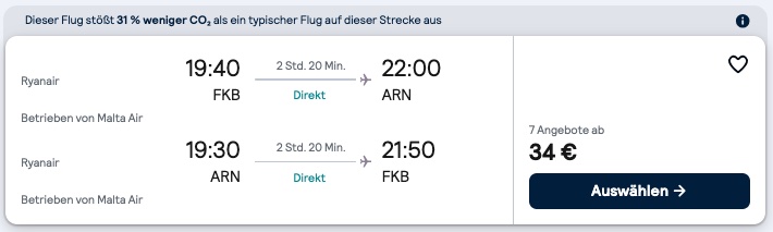 Stockholm Kurztrip: 2 Tage inkl. Flügen und Hotelschiff in zentraler Lage ab 98€ p.P.
