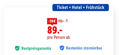 Wellness Auszeit in der Bali Therme: Hotel und Tagesticket ab 97€ p.P. (DZ) // Als Gutschein 89€ p.P.