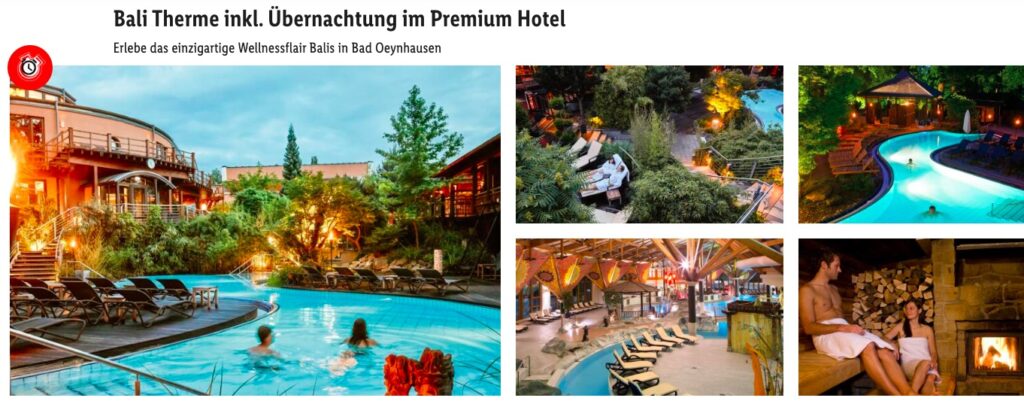 Wellness Auszeit in der Bali Therme: Hotel und Tagesticket ab 97€ p.P. (DZ) // Als Gutschein 89€ p.P.