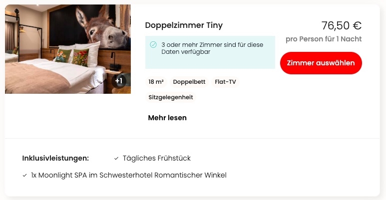 Wellness im Harz: top Hotel mit Frühstück ab 77€ p.P. (DZ)