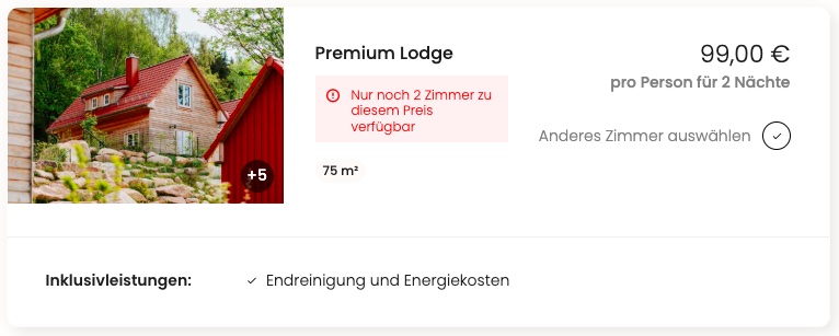 Wellness in Norddeutschland: 3 Tage in einer 4* Lodge im Harz mit privater Sauna ab 119€ p.P.