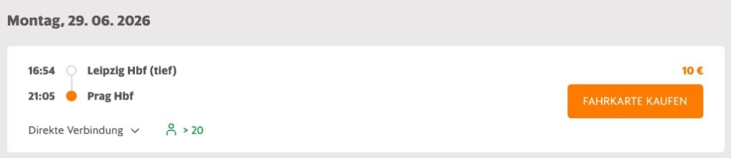 Bahn Sparpreis 14€ Tickets