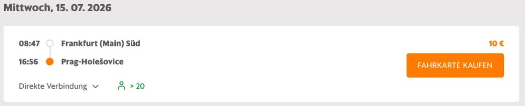 Bahn Sparpreis 14€ Tickets