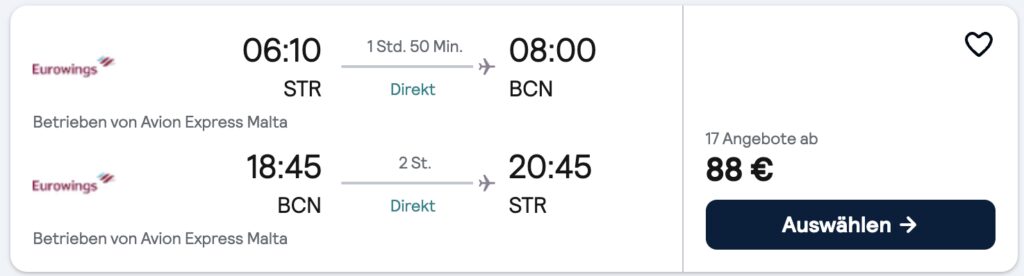 Barcelona Tagesausflug: morgens hin, abends zurück ab 79€ (immer samstags)