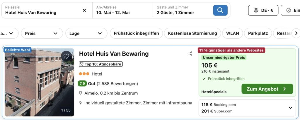 Gefängnishotel – 3 Tage im Knast in Holland ab 95€ p.P. // Gutschein ab 120€ p.P.