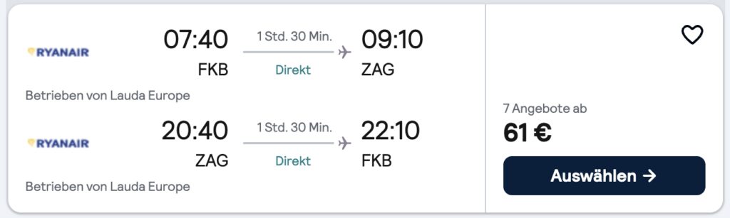 Plitvicer Seen: 4 Tage mit Flügen, Unterkunft und Mietwagen ab 176€ p.P.