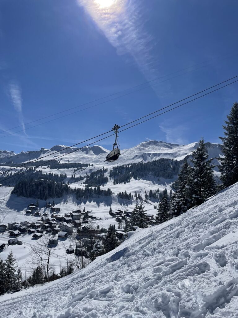 Schweiz, Autofreies Dorf Stoos im Kanton Schwyz
