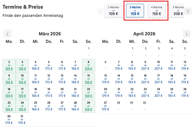 Urlaub am Timmendorfer Strand: 1 Nacht geschenkt 5 Tage im strandnahen Hotel mit Frühstück ab 159€ p.P. (DZ)