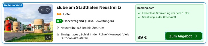 Urlaub im Tiny House: Übernachtung im Slube ab 35€ p.P. (bei 2 Leuten)