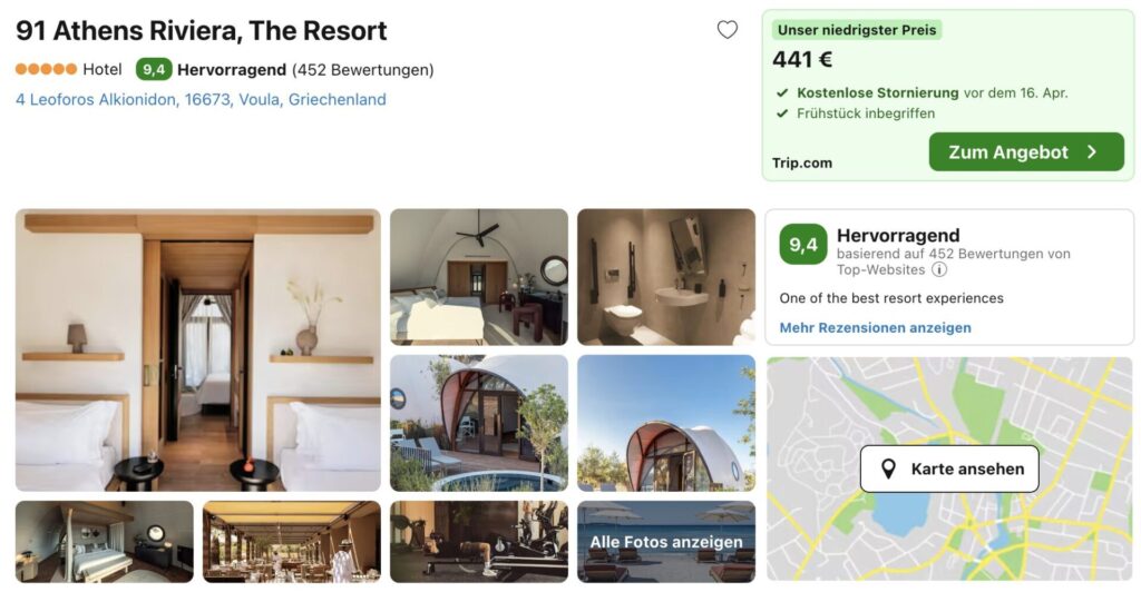 Urlaub in Griechenland – 5* Cabana mit privatem Pool & Frühstück ab 189€ p.P.