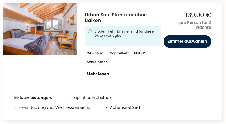 Urlaub in Tirol: 4* Hotel am Achensee inkl. Frühstück, Wellness & Extras ab 90€ p.P. (DZ)