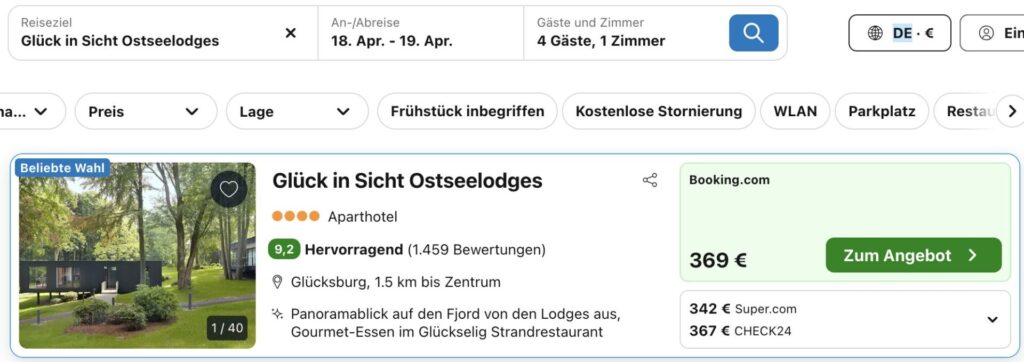 Wellnessurlaub an der Ostsee: Ferienvilla mit Sauna ab 57€ p.P. (bei 4 Leuten)