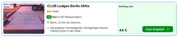 Würfelhotel Berlin: Übernachtung in Mitte ab 20€ p.P.