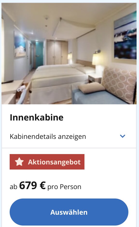 AIDA Mittelmeerkreuzfahrt – 1 Woche ab Mallorca inkl. Vollpension ab 749€ p.P.