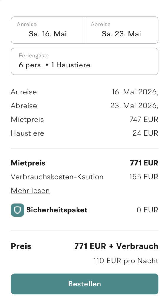 Ferienhaus Dänemark mit Hund