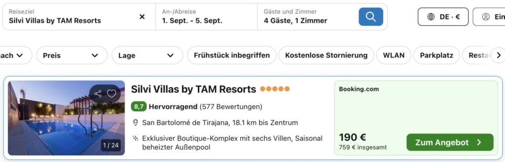 Frühbucher Gran Canaria – 5 Tage in 5* Villa ab 196€ p.P. (zu viert)