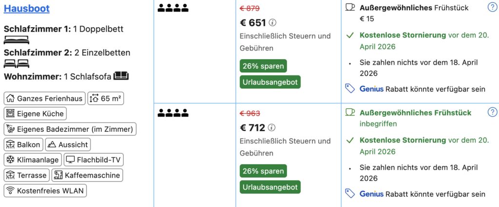Hausboot in Italien: 3 Tage an der Adria ab 174€ p.P.