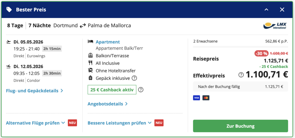 Mallorca All Inclusive: 1 Woche im 3* Hotel inkl. Flug ab 530€ p.P.