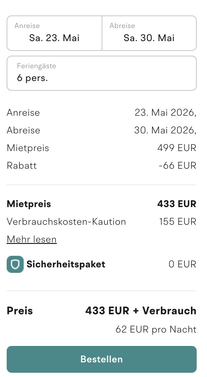 Strandurlaub in Dänemark – 1 Woche im Ferienhaus mit Hot Tub ab 70€ p.P.