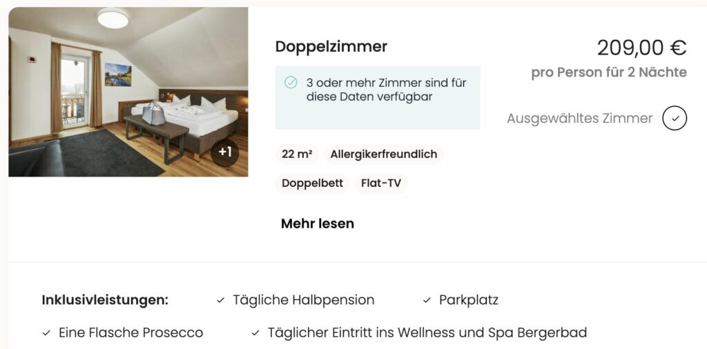 Wellness im Berchtesgadener Land: 3 Tage im top Hotel + HP, Prosecco & Wellness ab 209€ p.P.