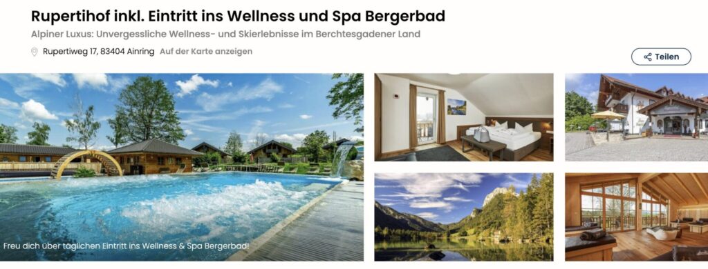 Wellness im Berchtesgadener Land: 3 Tage im top Hotel + HP, Prosecco & Wellness ab 209€ p.P.