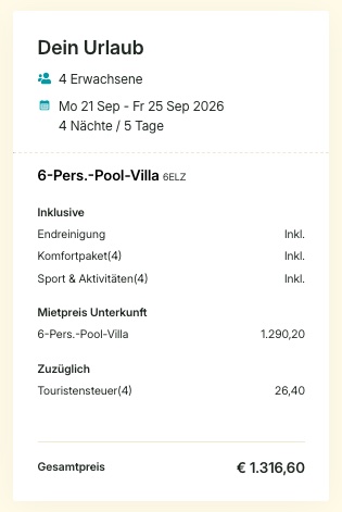 Auszeit in den Niederlanden: 5 Tage in einer Villa mit Sauna und Pool ab 194€ p.P. (bei 6 Leuten)