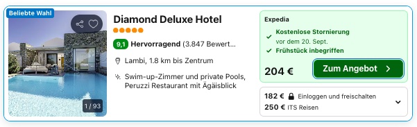 Luxusreise nach Kos – 5* Hotel mit Suite + Privatpool & Frühstück ab 178€ p.P.