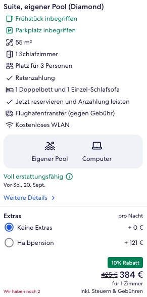 Luxusreise nach Kos – 5* Hotel mit Suite + Privatpool & Frühstück ab 178€ p.P.