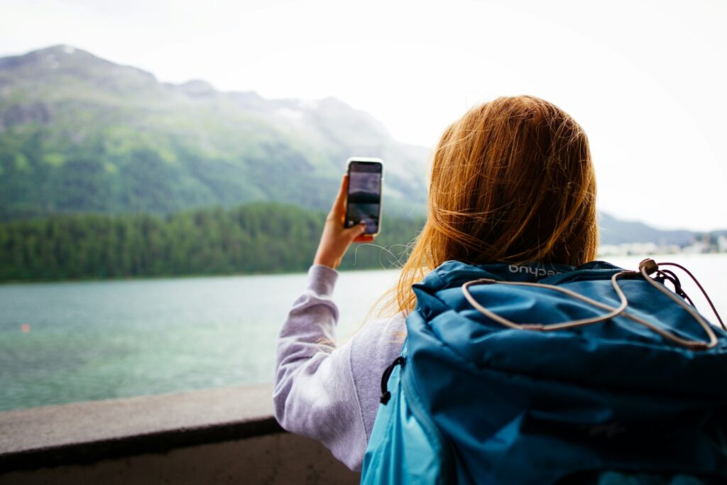 Smartphone Nutzung im Urlaub