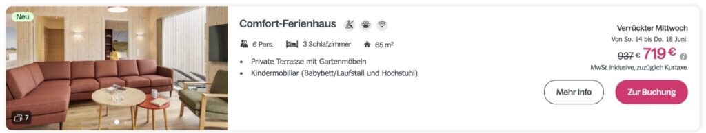 Center Parcs Schnäppchen: erster Park in Dänemark (Neueröffnung) / 5 Tage ab 123€ p.P.