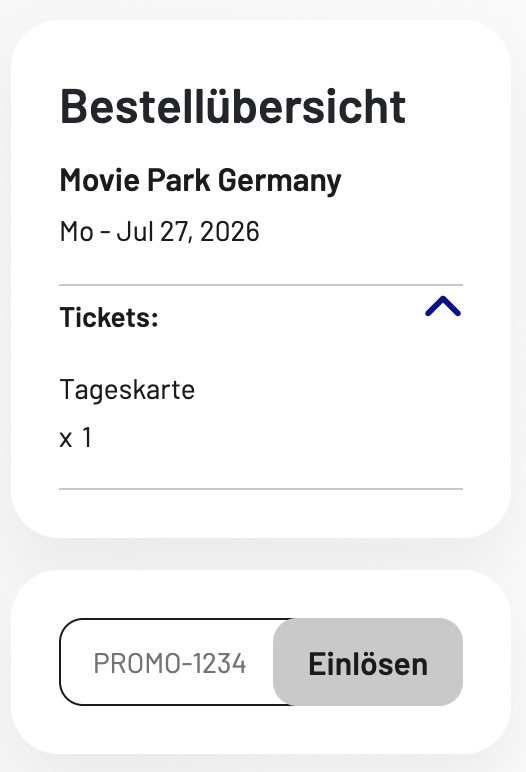 Hier kann man den Movie Park Gutscheincode eingeben