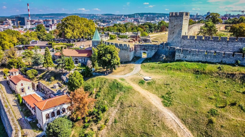 Serbien, Belgrad, Kalemegdan Park mit Festung