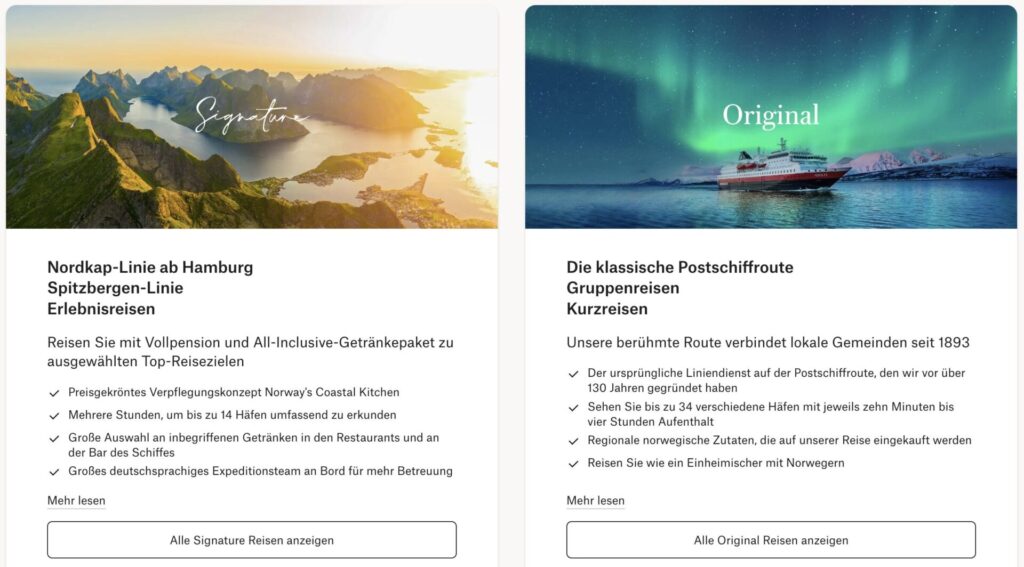 Hurtigruten Kreuzfahrten