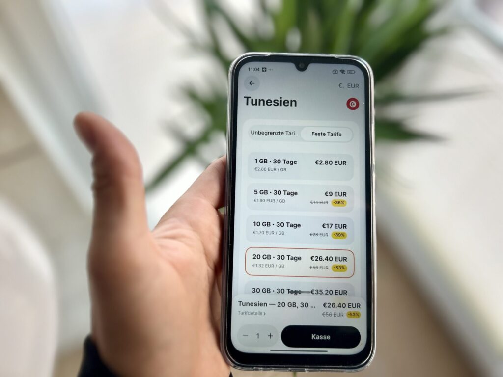 Tunesien esim-Anbieter im Test